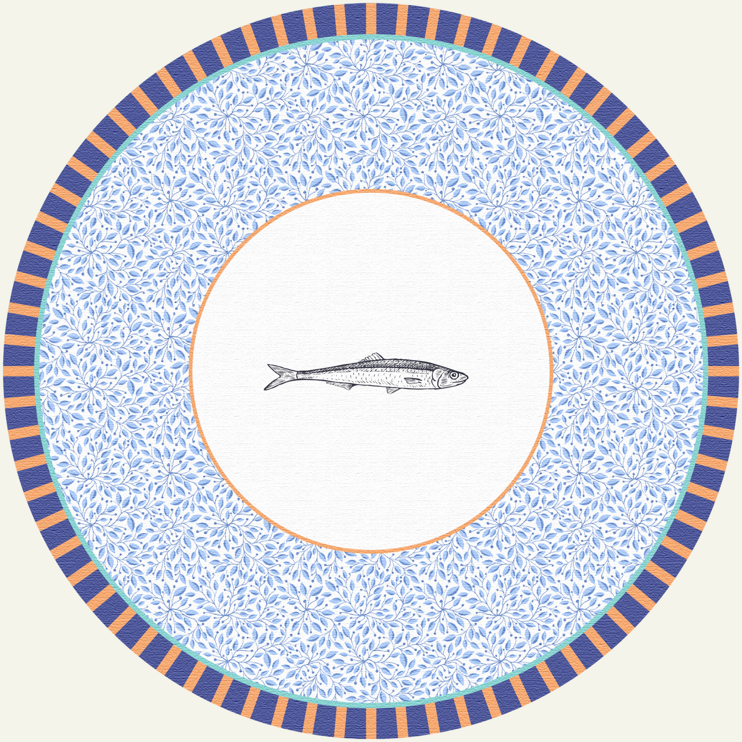 Refill - Pesce Sardina - Grafica Floreale