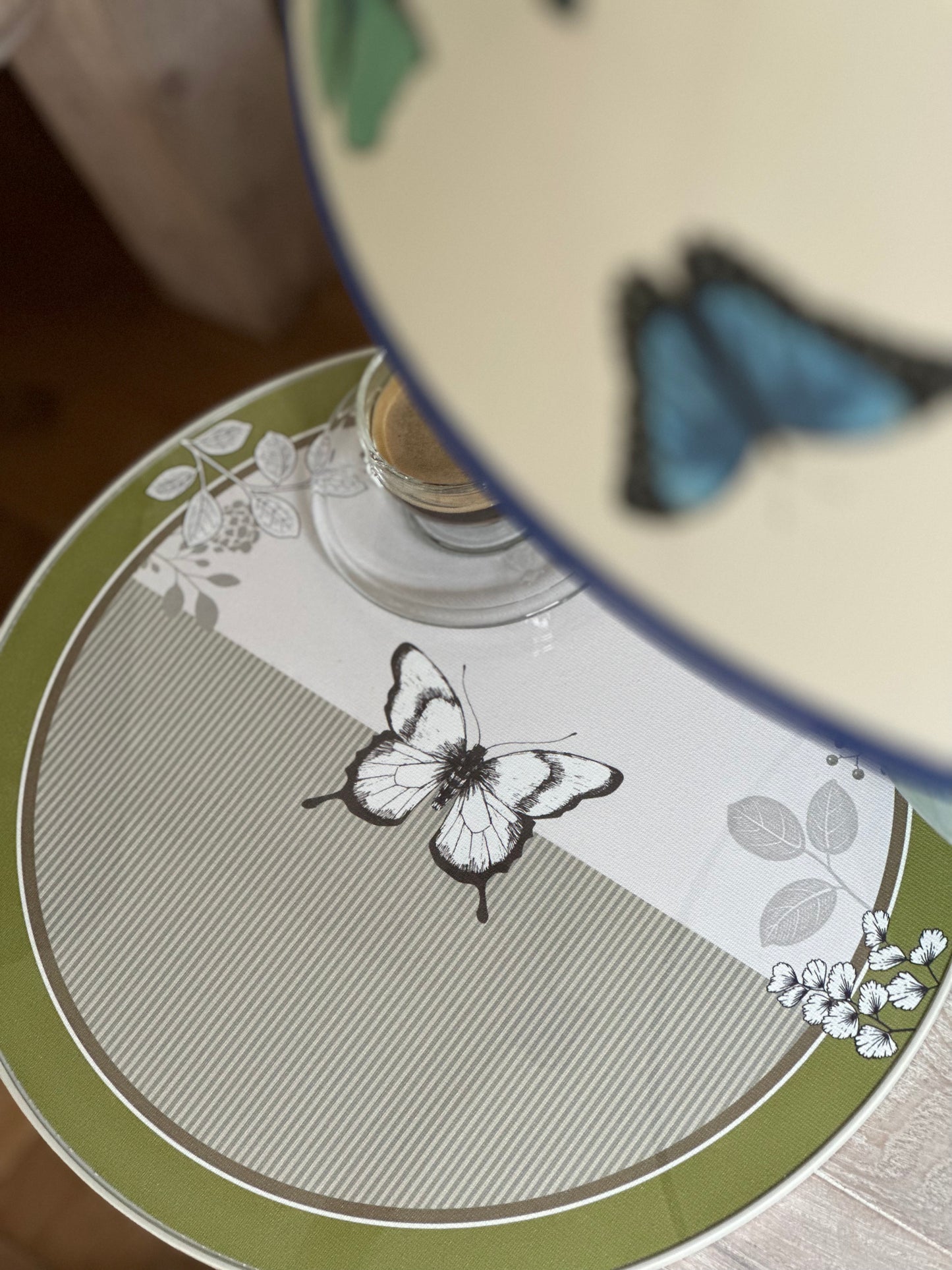 Set - 3Chic - Farfalle e Righe Verdi