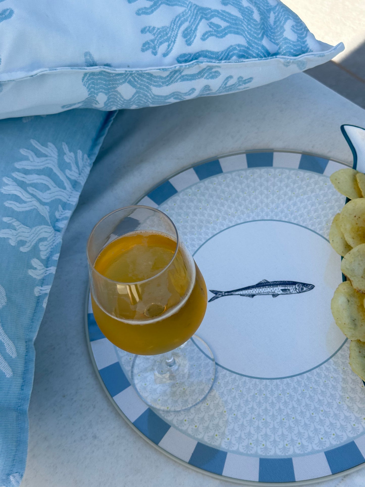Set - 3Chic - Pesce Sardina - Grafica Foglie