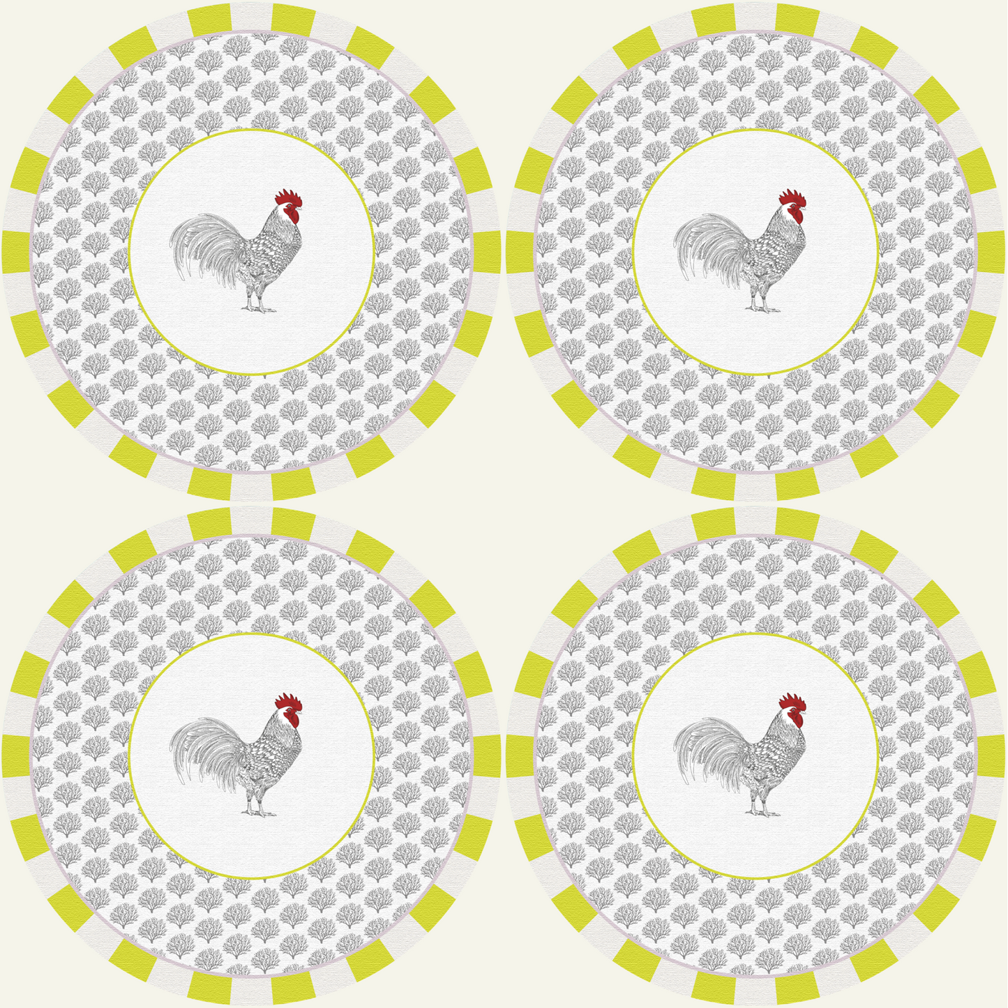 Set - 3Chic - Gallo - Grafica Coralli
