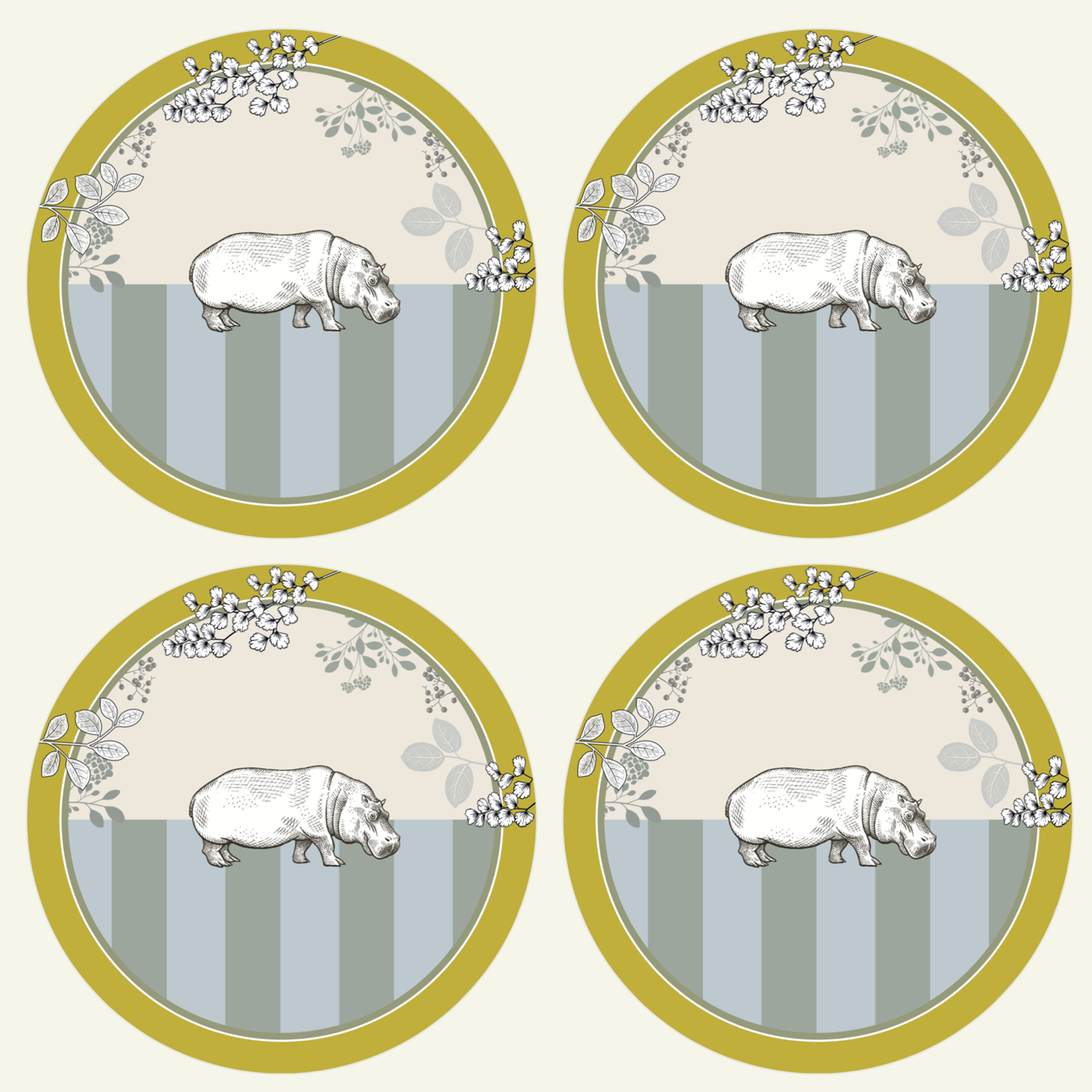 Set - 3Chic - Ippopotamo