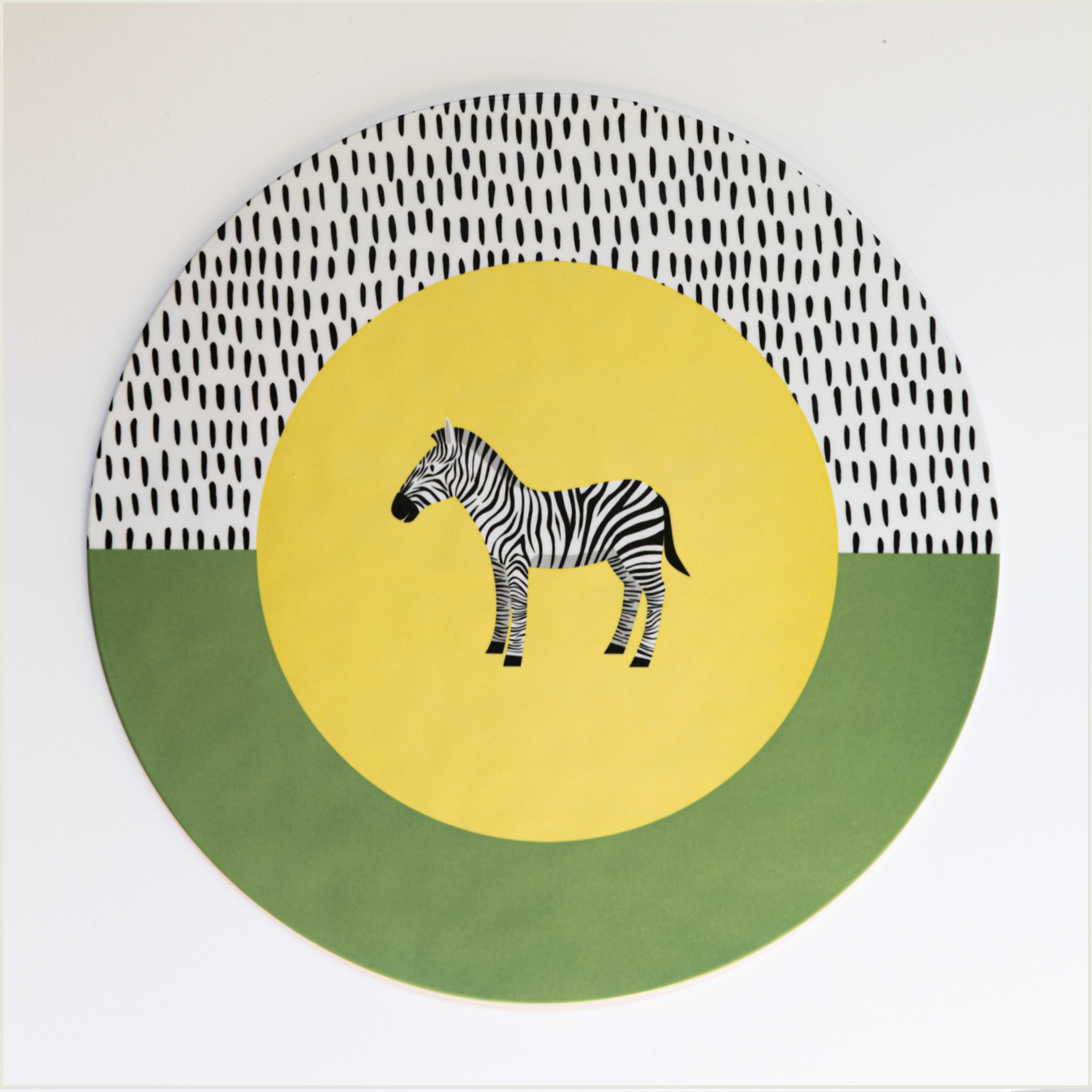 Sottopiatto Happy Kids - La zebra Tina