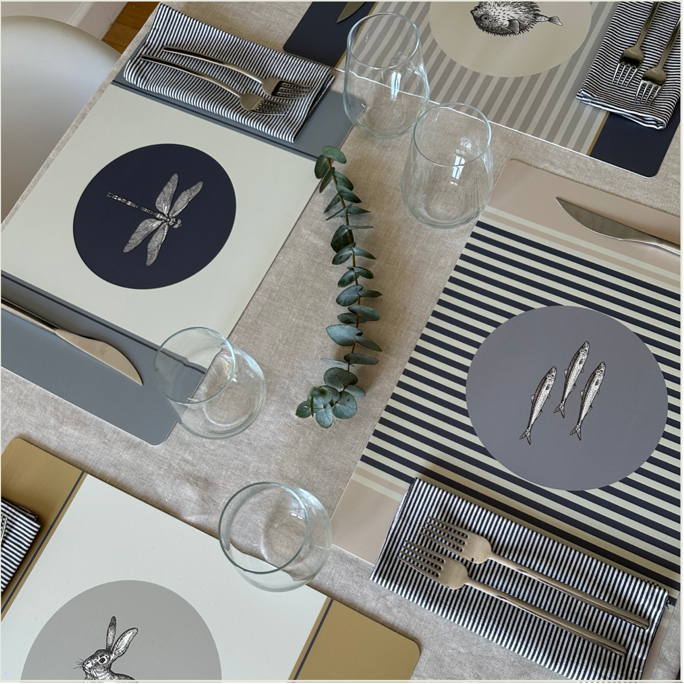 Set - Tovagliette Delice - Pesci