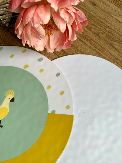 Sottopiatto Happy Kids - Aldo il pappagallo