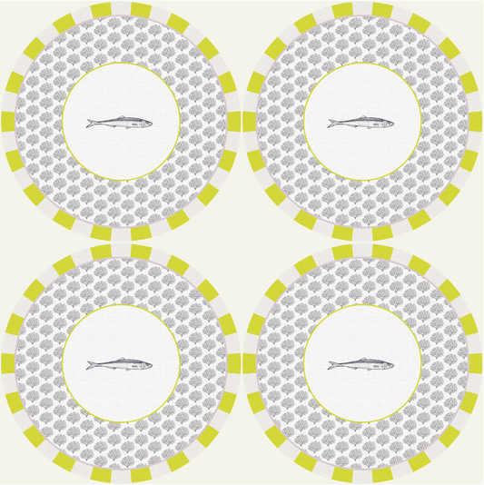 Set - 3Chic - Pesce Sardina - Grafica Coralli