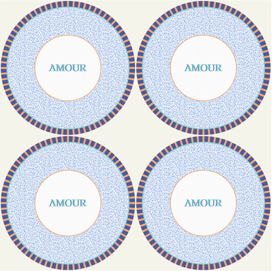 Set - 3Chic - Amour - Grafica Floreale