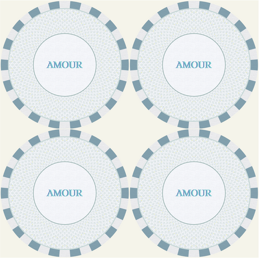 Set - 3Chic - Amour - Grafica Foglie